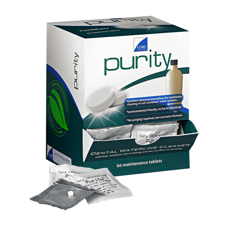 Dental Purity - Waterline Cleaning Tablets 80/bx - Cory Labs 205-PRT80