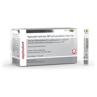 Septocaine Cartridge 4% w/ Epi 50/bx - Septodont - DENTAMED USA