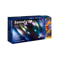 Dental Sonic 100 Nitrile Powder Free Gloves 100/bx 2.2mil- Aurelia 705-9377B5