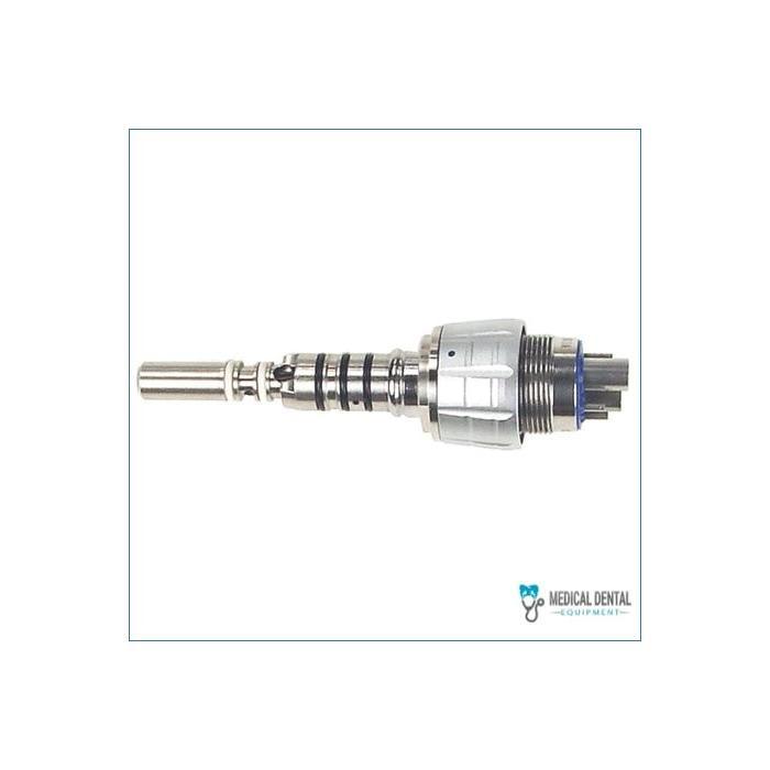 Vector 6 Pin Swivel Dental Coupler With Water Control VKS6 / VKS6LE Swivel Coupler