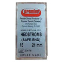 PREMIER HEDSTROM FILES 6/PK PREMIER HEDSTROM FILES premier-hedstrom-files-6-pk DENTAMED USA Hedstrom Files 21mm #08 6/pk - Premier