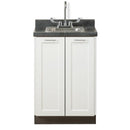 Clinton Industries 24" Fashion Finish, Base Cabinet with 2 Doors 8624