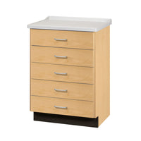 Clinton 8805 Treatment Cabinet with 5 Drawers - DENTAMED USA